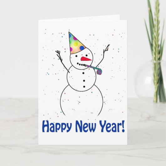 CARTES POUR FÊTES ANNUELLES JEUX NOUVEL AN ! (Devant)