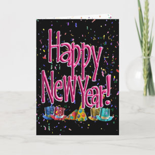 CARTES POUR FÊTES ANNUELLES JEUX NOUVEL AN ! CHOIX