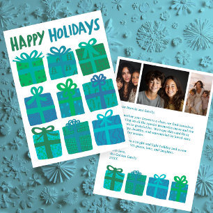 Cartes Pour Fêtes Annuelles JEUX VACANCES Cadeaux Noël PERSONNALISÉ 3 Photos