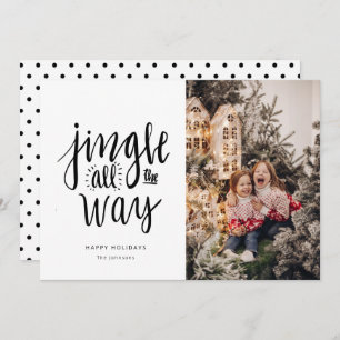 Cartes Pour Fêtes Annuelles Jingle All Way Fun Holiday Card