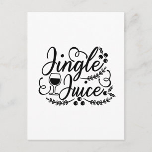 Cartes Pour Fêtes Annuelles Jingle Juice Drôle de Noël Bière Buvant