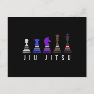 Cartes Pour Fêtes Annuelles jiu jitsu    entraînement, cadeau bjj avec texte.