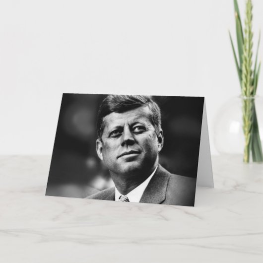 Cartes Pour Fêtes Annuelles John Kennedy (Devant)