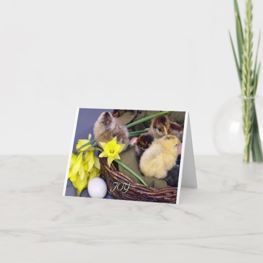 Cartes Pour Fêtes Annuelles Joie (Devant)