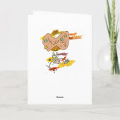 CARTES POUR FÊTES ANNUELLES JOIE (Dos)