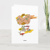 Cartes Pour Fêtes Annuelles Joie ! (Dos)