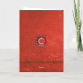 Cartes Pour Fêtes Annuelles Joie à la fête mondiale de Noël (Dos)