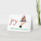 Cartes Pour Fêtes Annuelles Joie a l'air bon sur vous canard grumpy Noël (Devant)