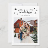 Cartes Pour Fêtes Annuelles Joie Céleste Mariage de Fêtes Religieuses Photo Bl (Devant)