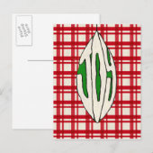 Cartes Pour Fêtes Annuelles Joie de l'ornement de vacances (Devant / Derrière)