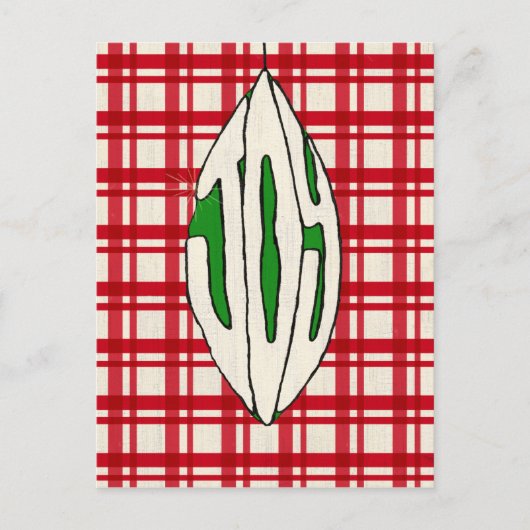 Cartes Pour Fêtes Annuelles Joie de l'ornement de vacances (Devant)