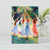 Cartes Pour Fêtes Annuelles Joie de mi-été (Debout devant)