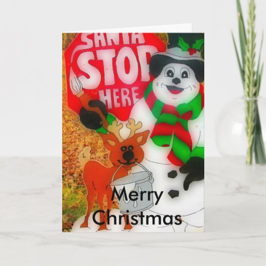 Cartes Pour Fêtes Annuelles Joie de Noël (Devant)