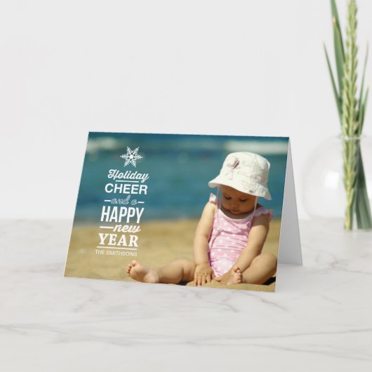 Cartes Pour Fêtes Annuelles joie de Noël (Devant)