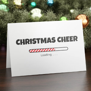 Cartes Pour Fêtes Annuelles Joie de Noël - Barre de progression - Chargement