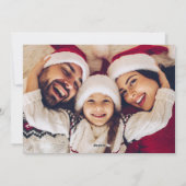 Cartes Pour Fêtes Annuelles Joie de vivre Kraft Campagne Joyeux Noël Manuscrit (Dos)