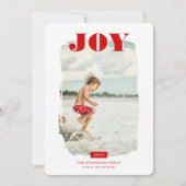 Cartes Pour Fêtes Annuelles Joie | Découpage photo Abstraite (Devant)