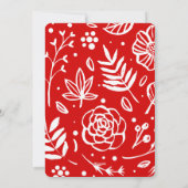 Cartes Pour Fêtes Annuelles Joie | Découpage photo Abstraite (Dos)