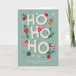 Cartes Pour Fêtes Annuelles Joie des Fêtes de Ho Ho Ho