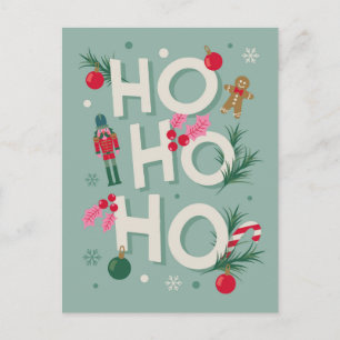 Cartes Pour Fêtes Annuelles Joie des Fêtes de Ho Ho Ho