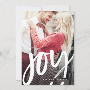 Cartes Pour Fêtes Annuelles Joie écrite à la main