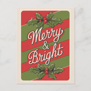 Cartes Pour Fêtes Annuelles Joie festive : Joyeux et lumineux