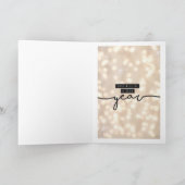 CARTES POUR FÊTES ANNUELLES JOIE JOIE JOIE ET TEMPS MERVEILLEUX DE L'ANNÉE (Intérieur)