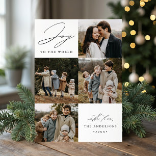 Cartes Pour Fêtes Annuelles Joie moderne au monde 5 Photo