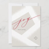 Cartes Pour Fêtes Annuelles Joie Moderne Simple Abstrait Non Photographique (Devant)