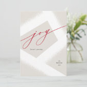 Cartes Pour Fêtes Annuelles Joie Moderne Simple Abstrait Non Photographique (Debout devant)