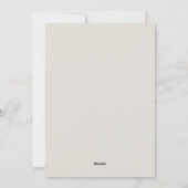 Cartes Pour Fêtes Annuelles Joie Moderne Simple Abstrait Non Photographique (Dos)