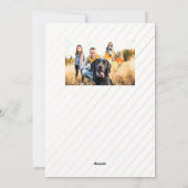 Cartes Pour Fêtes Annuelles JOIE Pailletée 4 Image (Dos)