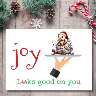 Cartes Pour Fêtes Annuelles Joie Vous Va Bien Canard Grincheux Noël