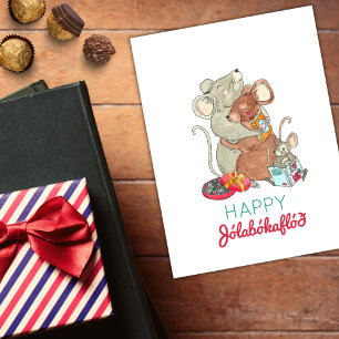 Cartes Pour Fêtes Annuelles Jolabokaflod Christmas Mice