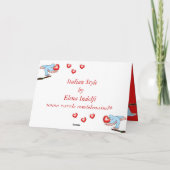 Cartes Pour Fêtes Annuelles Joli amour (Dos)