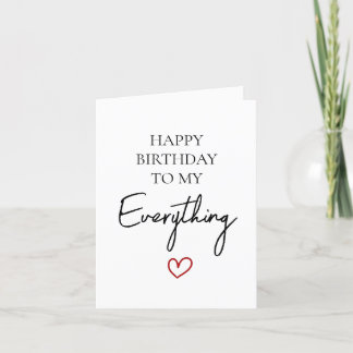 Cartes Pour Fêtes Annuelles Joli anniversaire Mon tout amour Anniversaire