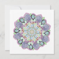 Joli Art de Mandala de Napperon de Jardin