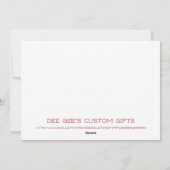 Cartes Pour Fêtes Annuelles Joli bébé ange dormant (Dos)