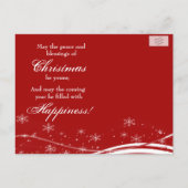 Cartes Pour Fêtes Annuelles Joli Cartoon Reindeer Noël Salutation (Dos)