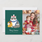 Cartes Pour Fêtes Annuelles Joli chat Ragdoll Photo (Devant)
