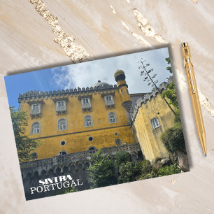 Cartes Pour Fêtes Annuelles Joli Château de Sintra Portugal Photographie, Voya