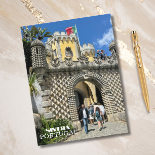Cartes Pour Fêtes Annuelles Joli Château Sintra Portugal Photographie Voyage