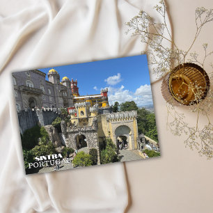 Cartes Pour Fêtes Annuelles Joli Château Sintra Portugal Photographie, Voyage