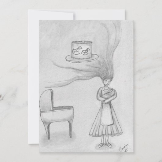 Cartes Pour Fêtes Annuelles Joli cheval (Devant)