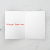 Cartes Pour Fêtes Annuelles Joli chiot gris dans une boîte rouge (Intérieur)