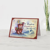 Cartes Pour Fêtes Annuelles Joli Christmas Teddy (Devant)