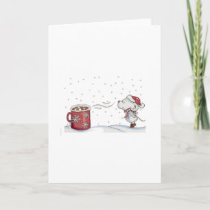 Cartes Pour Fêtes Annuelles Joli dessin à la main pour Noël