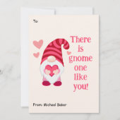 Cartes Pour Fêtes Annuelles Joli Gnome comme toi Saint-Valentin en classe (Devant)
