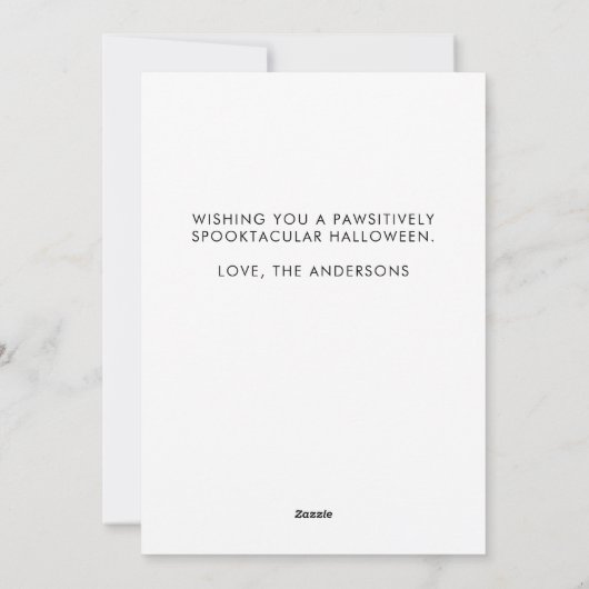 Cartes Pour Fêtes Annuelles Joli Halloween Chien Chien Chien Chien Chien Chien (Dos)