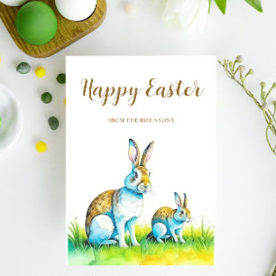 Cartes Pour Fêtes Annuelles Joli lapin de mignonne Pâques
